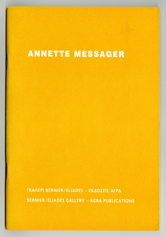 Item ID: 7911 Annette Messager [21 November 2012-9 January 2013]. Annette MESSAGER