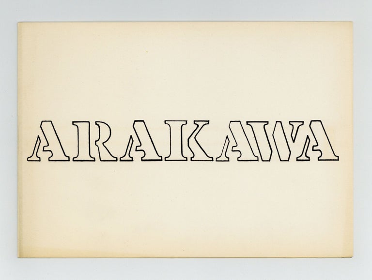 Item ID: 8016 Folded announcement card: Diagramme von Shusaku Arakawa (4 April-4 May 1966)....