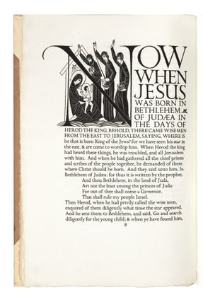 The Four Gospels…with Decorations by Eric Gill. GOLDEN COCKEREL PRESS.