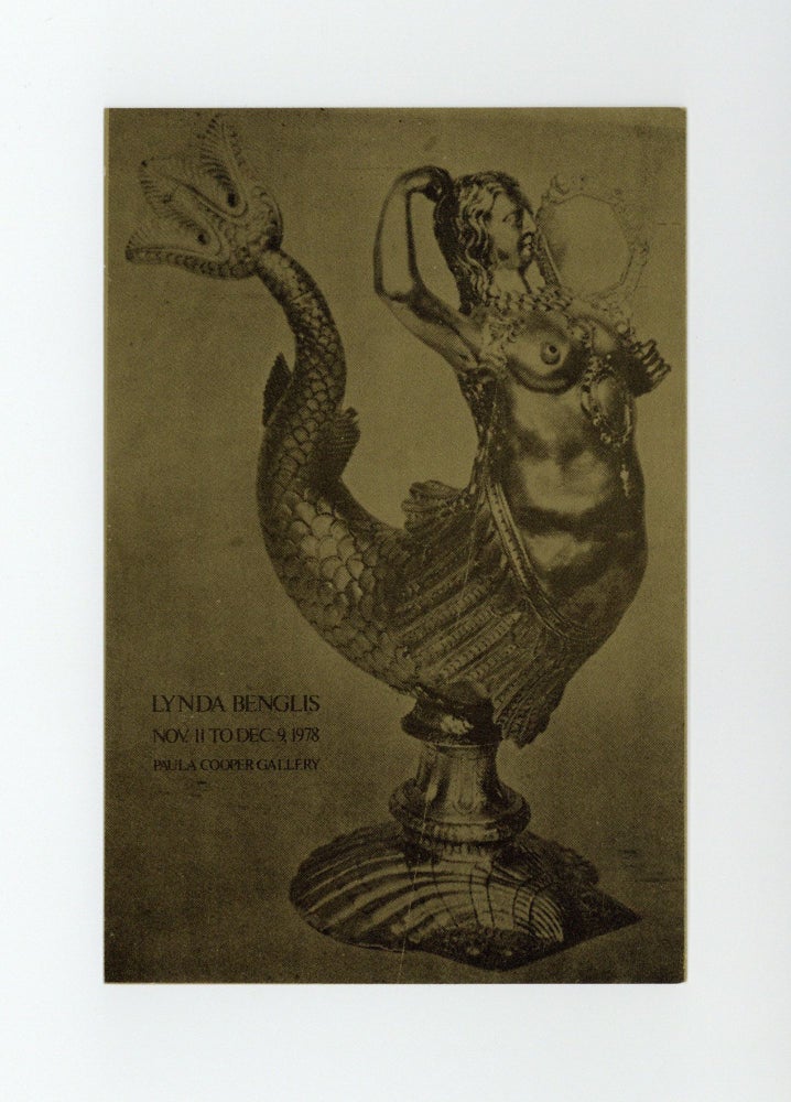 Item ID: 8315 Exhibition card: Lynda Benglis (11 November-9 December 1978). Lynda BENGLIS