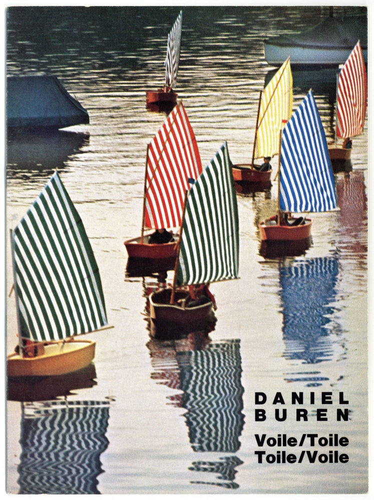 Item ID: 8439 9 Arbeiten von Daniel Buren: Voile/Toile, Toile/Voile, Sail/Canvas, Canvas/Sail,...