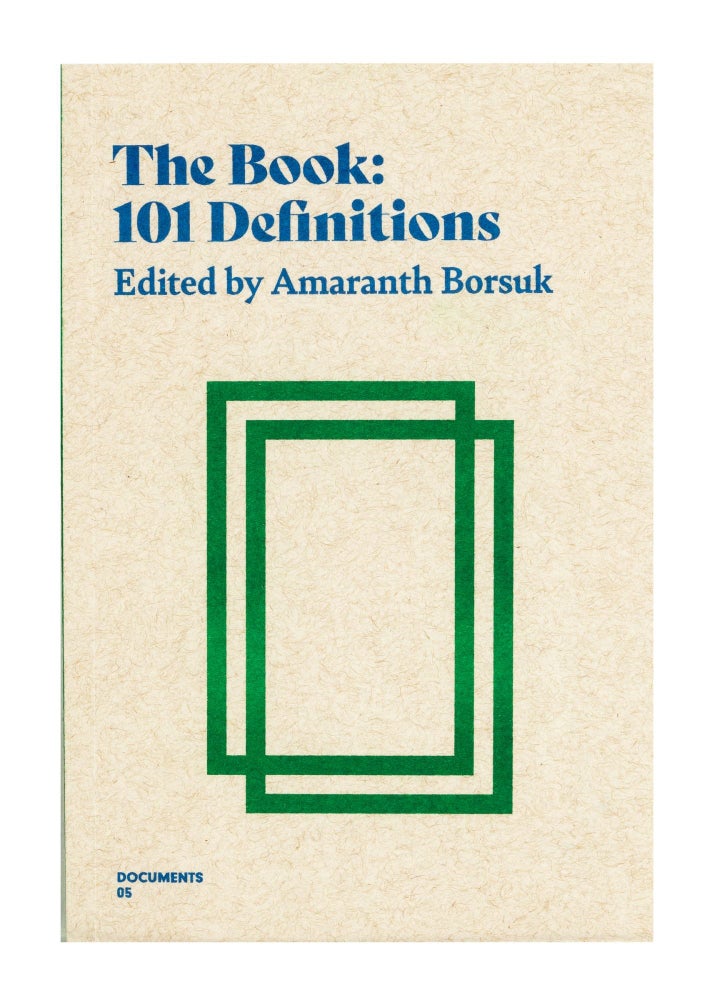 Item ID: 8511 The Book: 101 Definitions. Amaranth BORSUK