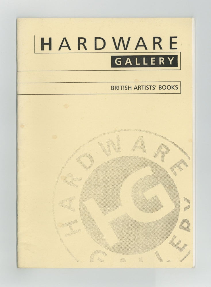 Item ID: 8526 British Artists’ Books. bookseller HARDWARE GALLERY