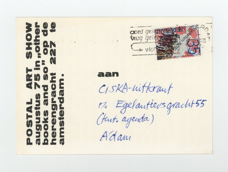 Item ID: 8588 Exhibition postcard: Postal Art Show (August 1975). OTHER BOOKS AND SO