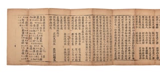 Juan [fascicle] no. 6 (of 7) of the Chinese translation of Itivrttaka sutra [Benshi jing 本事經; Sutra on Original Occurrence].