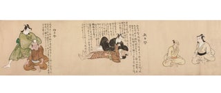 Picture scroll on paper, entitled at beginning “Yoshin-ryu maki” [“Picture. MARTIAL ARTS: YOSHIN-RYU.