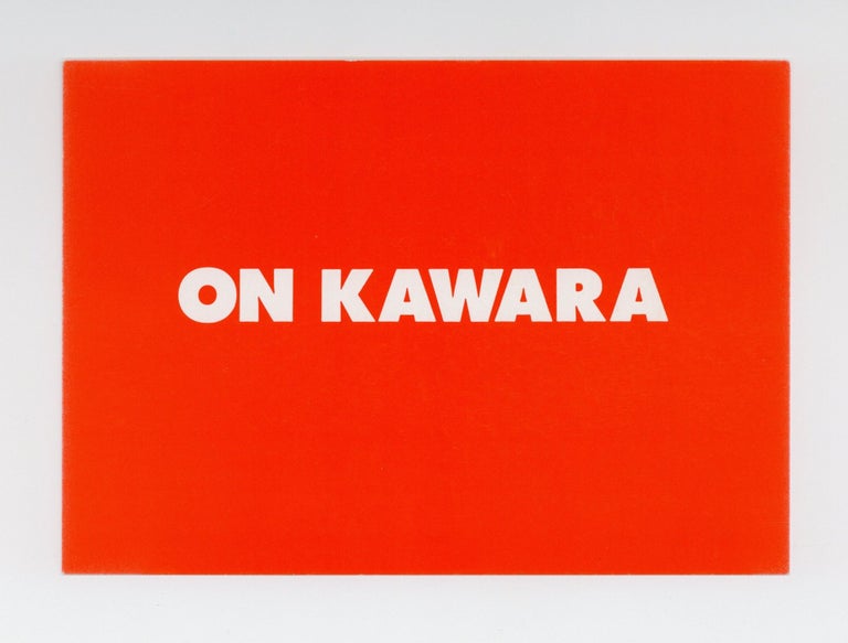 Item ID: 8740 Exhibition postcard: On Kawara: Red Paintings, Bei Konrad Fischer (18 February-14 March 1995). On KAWARA.