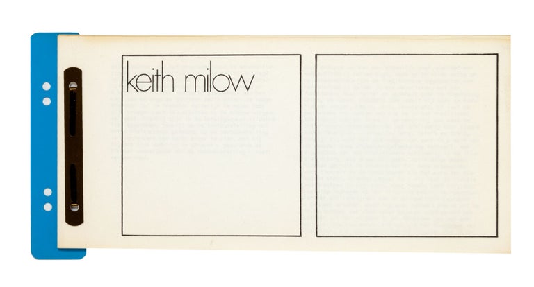 Item ID: 8762 Keith Milow (6-28 February [1972]). gallery UTRECHTSE KRING.