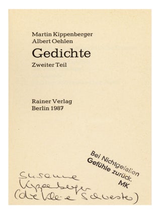 Gedichte.