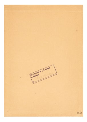 A portfolio of six A4 sheets, stamped & signed by Kocman, issued in a stamped envelope.