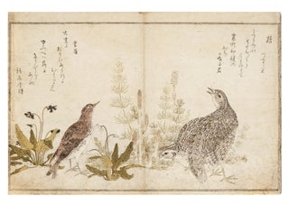 Momo chidori kyoka awase 百千鳥狂歌合 [Manifold Birds, A. Utamaro 喜多川歌麿 Kitagawa, artist.