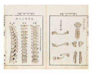 Seikotsu shinsho 整骨新書 [New Book on Osteology], complete with atlas entitled Kakkotsu shinkeizu [Every Bone’s Shape Truly Depicted].