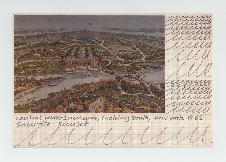 Item ID: 9061 Exhibition postcard: Hanne Darboven: sunrise/sunset, 1984 (9 April-28 May...