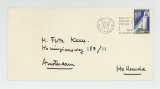 Exhibition postcard: Jan Dibbets (opens 3 February 1972).