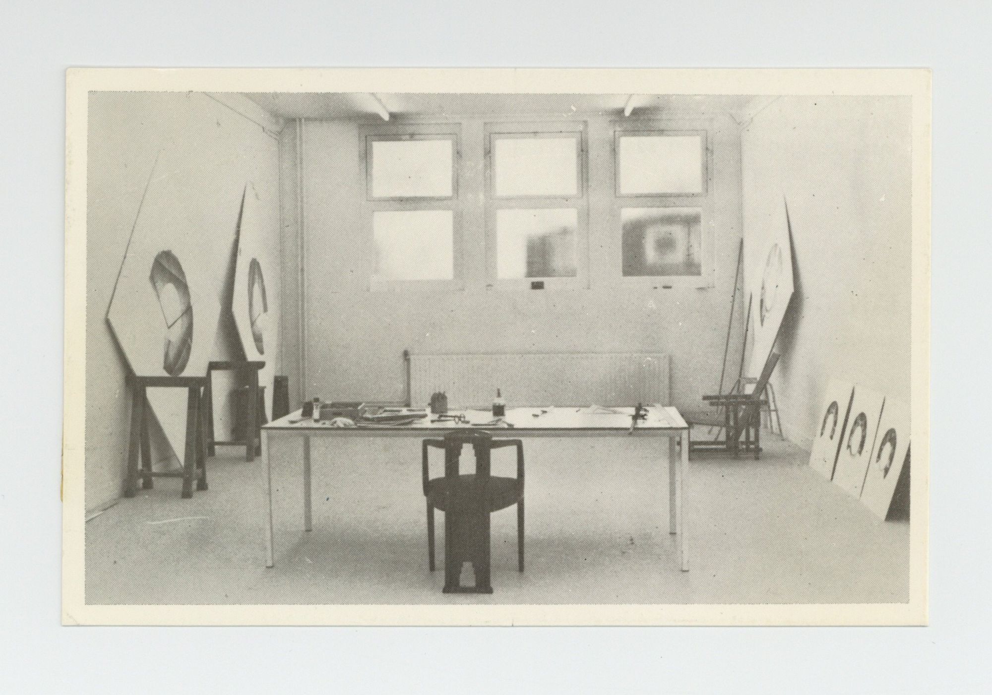 Exhibition postcard: Jan Dibbets opens 16 April 1981 | Jan DIBBETS