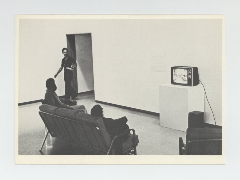 Item ID: 9127 Exhibition postcard: Dan Graham: video-installaties, foto’s, films, conceptueel werk (opens 26 May [1977]). Dan GRAHAM.