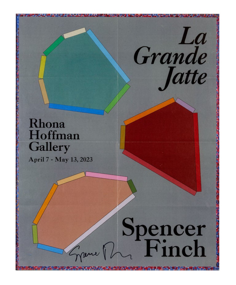 Item ID: 9161 Exhibition poster: La Grande Jatte: Spencer Finch (7 April-13 May 2023)....