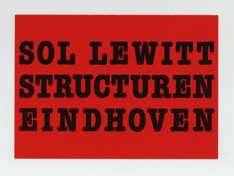 Item ID: 9288 Exhibition card: Sol LeWitt: Structuren (3 March-15 April 1984). Sol LEWITT.