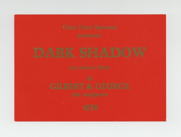 Item ID: 9382 Announcement card: Gian Enzo Sperone presenta Dark Shadow, un nuovo libro di...