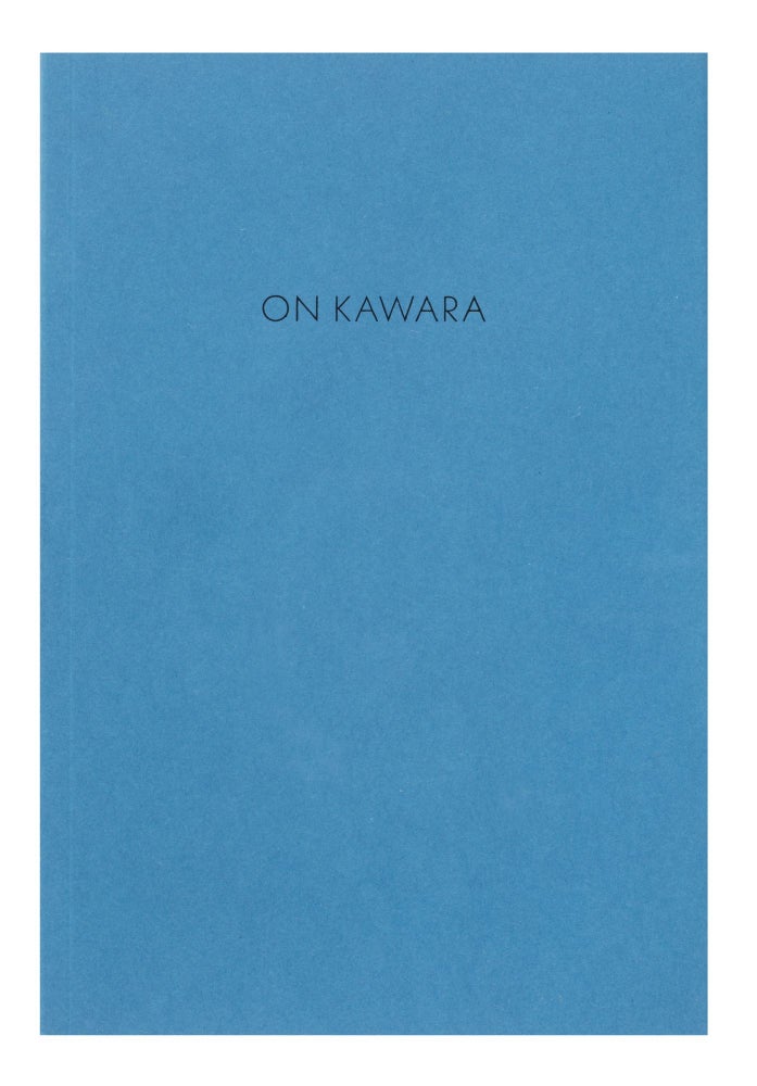 Item ID: 9383 Catalogue 242: On Kawara. On KAWARA