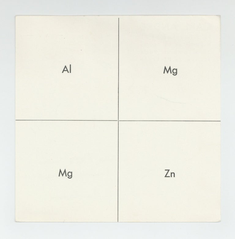 Item ID: 9518 Exhibition card: Carl Andre (opens 3 February 1971). Carl ANDRE.