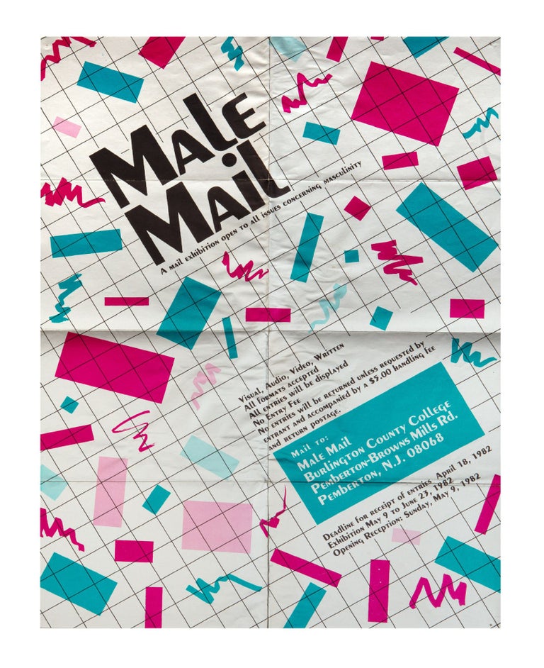 Item ID: 9530 Exhibition poster: Male Mail: A Mail Exhibition Open to All Issues Concerning...