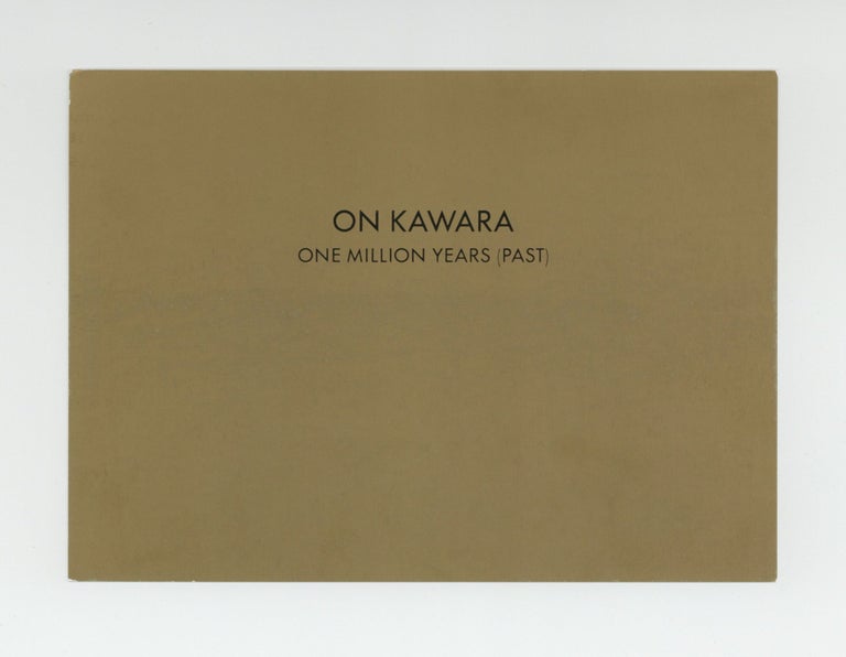 Item ID: 9587 Exhibition card: On Kawara: One Million Years (Past) (23 May-29 June 2002)....