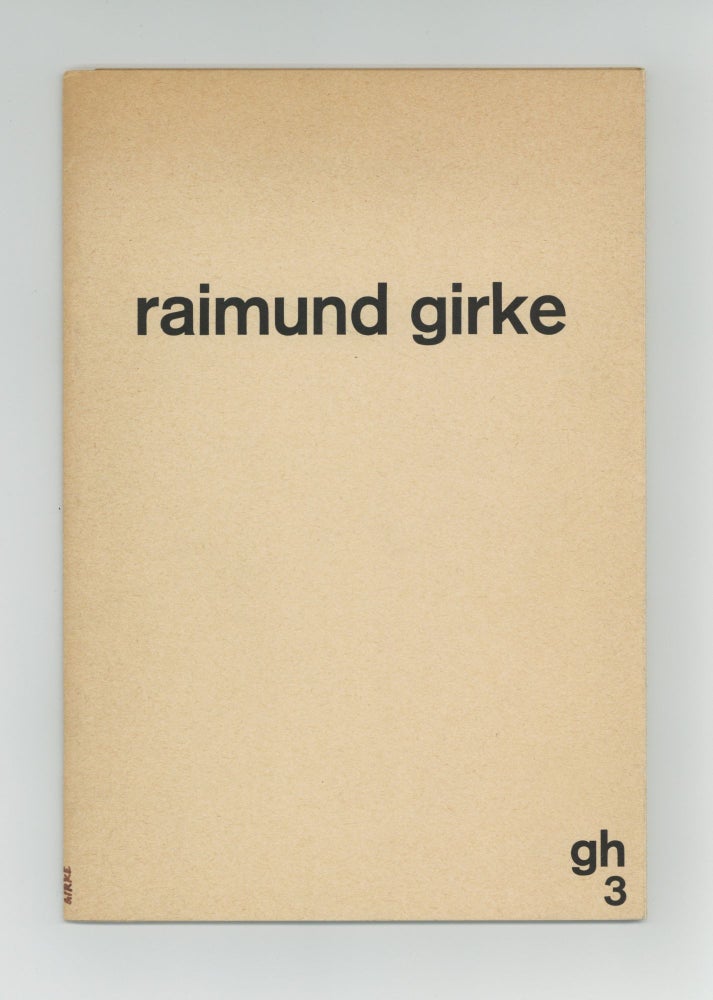 Item ID: 9664 raimund girke [gh 3] (18 January-18 February 1966). Raimund GIRKE
