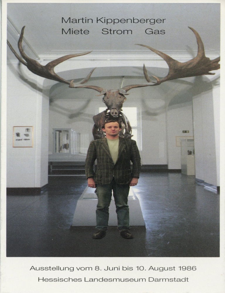 Item ID: 9715 Exhibition brochure: Martin Kippenberger: Miete Strom Gas (8 June-10 August...