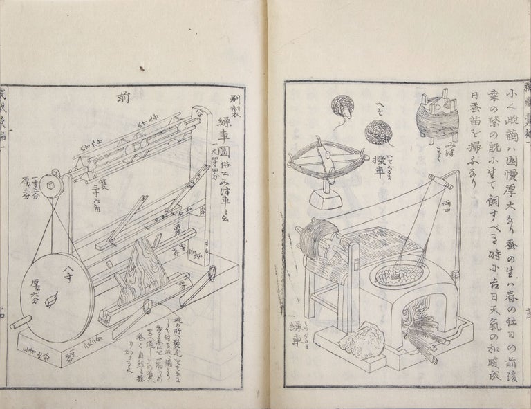 Item ID: 9813 Kishoku ihen 機織彙編 [Manual of Textile Technology during the Edo Period]. Masunari 大関増業 OZEKI, not OOZEKI.