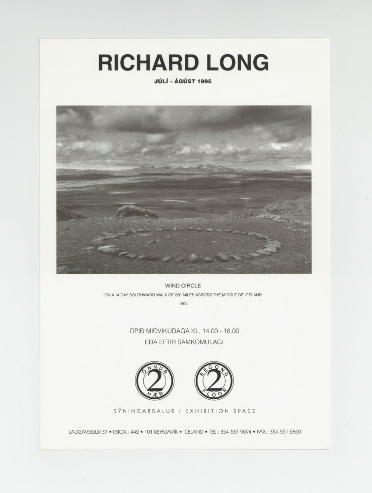 Item ID: 9865 Exhibition card: Richard Long (July-August 1995). Richard LONG