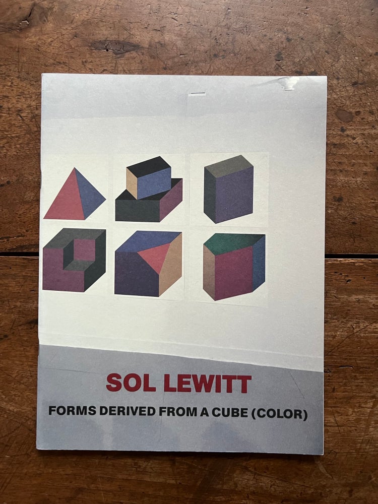 Item ID: 9888 Sol LeWitt: Forms Derived from a Cube (Color). Sol LEWITT