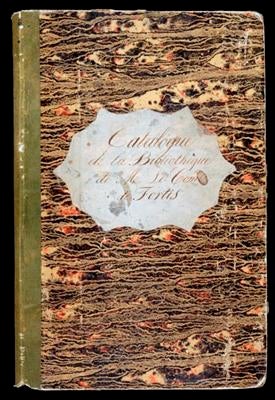Item ID: 995 Manuscript on paper entitled "Catalogue de la Bibliothéque de M. Le Comte de...